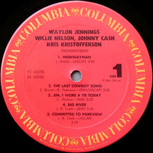 Load image into Gallery viewer, Waylon Jennings • Willie Nelson • Johnny Cash • Kris Kristofferson : Highwayman (LP, Album, Car)