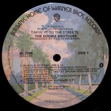 Load image into Gallery viewer, The Doobie Brothers : Takin' It To The Streets (LP, Album, Club)