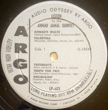 Load image into Gallery viewer, The Ahmad Jamal Quintet : Listen (LP, Album, Mono)