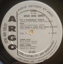 Load image into Gallery viewer, The Ahmad Jamal Quintet : Listen (LP, Album, Mono)