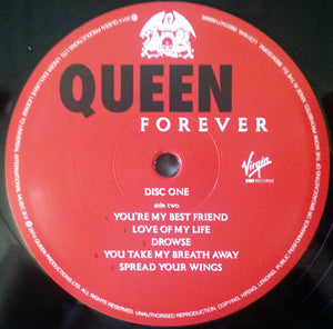 Queen : Queen Forever (4xLP, Comp + 12", S/Sided, Single, Etch + Box, Ltd)