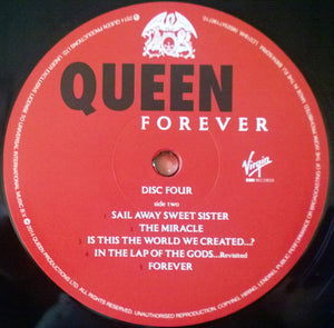 Queen : Queen Forever (4xLP, Comp + 12", S/Sided, Single, Etch + Box, Ltd)