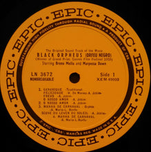 Load image into Gallery viewer, Antonio Carlos Jobim And Luiz Bonfá : The Original Sound Track Of The Movie Black Orpheus (Orfeu Negro) (LP, Mono, RP)