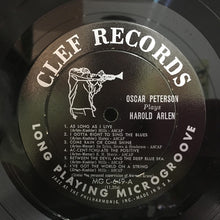 Load image into Gallery viewer, Oscar Peterson : Oscar Peterson Plays Harold Arlen (LP, Album, Mono)