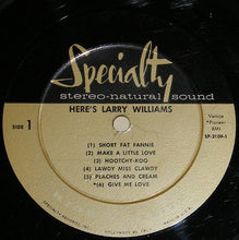 Load image into Gallery viewer, Larry Williams (3) : Here&#39;s Larry Williams (LP, Album, Mono)