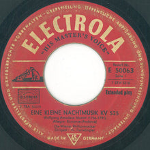 Load image into Gallery viewer, Wilhelm Furtwängler, Wiener Philharmoniker, Wolfgang Amadeus Mozart : Eine Kleine Nachtmusik (7", EP, RE)