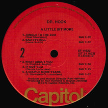 Load image into Gallery viewer, Dr. Hook : A Little Bit More (LP, Album, Club)