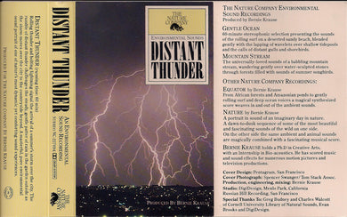 Bernie Krause : Distant Thunder (Cass, Album)