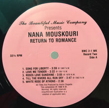 Load image into Gallery viewer, Nana Mouskouri : Return To Romance (LP, Comp)