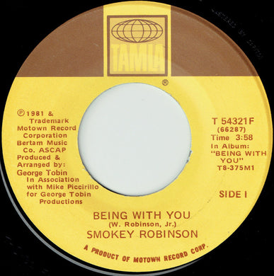 Smokey Robinson : Being With You (7