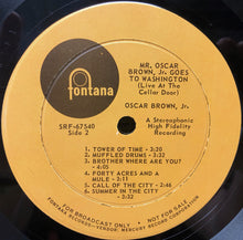 Load image into Gallery viewer, Oscar Brown Jr. : Mr. Oscar Brown Jr. Goes To Washington (LP, Promo)