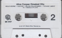 Load image into Gallery viewer, Alice Cooper : Greatest Hits (Cass, Comp, Club)