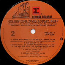Load image into Gallery viewer, Neil Young &amp; Crazy Horse : Live Rust (2xLP, Album)
