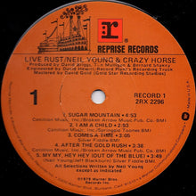 Load image into Gallery viewer, Neil Young &amp; Crazy Horse : Live Rust (2xLP, Album)
