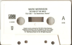 Mark Morrison : Return Of The Mack (Cass, Single)