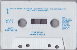 The Who : Who's Next (Cass, Album)