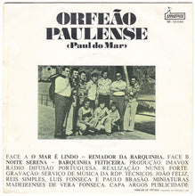 Load image into Gallery viewer, Orfeão Paulense : Paul Do Mar (7", EP)