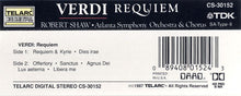 Load image into Gallery viewer, Giuseppe Verdi, Robert Shaw, Atlanta Symphony Orchestra And Atlanta Symphony Chorus, Susan Dunn, Diane Curry, Jerry Hadley, Paul Plishka : Requiem (Cass)