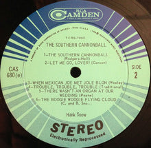 Load image into Gallery viewer, Hank Snow : The Southern Cannonball (LP, RE)