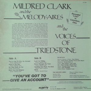 Mildred Clark And The Melody Aires : You've Got To Give An Account (LP, Album)