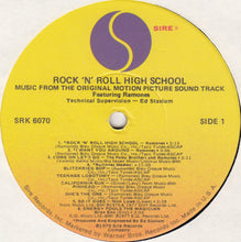 Load image into Gallery viewer, Various : Rock 'N' Roll High School (Music From The Original Motion Picture Soundtrack) (LP, Comp, Jac)