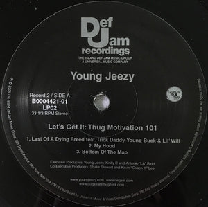 Young Jeezy : Let's Get It: Thug Motivation 101 (3xLP, Album)