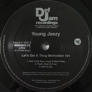 Young Jeezy : Let's Get It: Thug Motivation 101 (3xLP, Album)