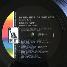 Load image into Gallery viewer, Bobby Vee : 30 Big Hits Of The 60's - Vol. 2 (LP, Mono)