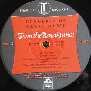 Dieterich Buxtehude, William Byrd, Girolamo Frescobaldi, Giovanni Gabrieli, Andrea Gabrieli, Carlo Gesualdo, Roland de Lassus, Jean-Baptiste Lully, Claudio Monteverdi, Giovanni Pierluigi da Palestrina, Heinrich Schütz, Thomas Tallis : From The Renaissance - Concert (5xLP, Album, Comp, Box)