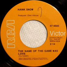 Load image into Gallery viewer, Hank Snow : The Name Of The Game Was Love (7")