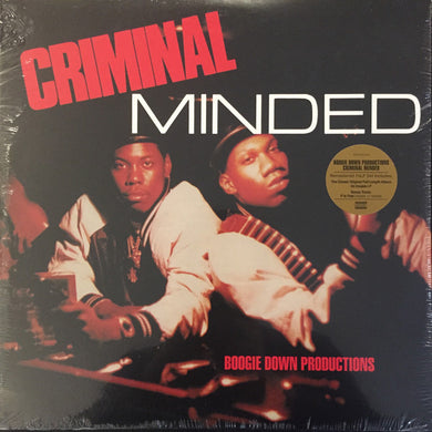 Boogie Down Productions : Criminal Minded (2xLP, Album, RE, RM)