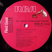 Load image into Gallery viewer, Johannes Brahms / Felix Mendelssohn-Bartholdy / Wolfgang Amadeus Mozart / Robert Schumann / Igor Stravinsky - Eugene Ormandy / Eduardo Mata, Emanuel Ax / James Levine (2), The Philadelphia Orchestra / Dallas Symphony Orchestra : The World Of Red Seal Digital (New Digital Recordings Of  Brahms Mendelssohn Mozart Schumann Stravinsky (LP, Comp, dig)