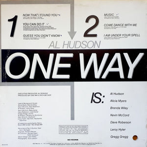 One Way Featuring Al Hudson : One Way Featuring Al Hudson (LP, Album)