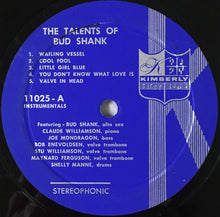 Load image into Gallery viewer, Bud Shank : The Talents Of Bud Shank (LP, Comp)