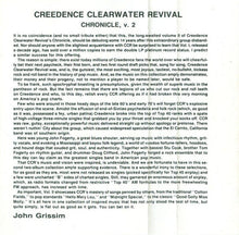 Load image into Gallery viewer, Creedence Clearwater Revival : Chronicle Volume Two (Cass, Comp)