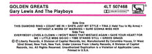 Load image into Gallery viewer, Gary Lewis &amp; The Playboys : Golden Greats (Cass, Comp, Club)