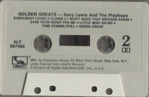 Gary Lewis & The Playboys : Golden Greats (Cass, Comp, Club)