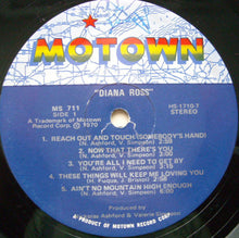 Load image into Gallery viewer, Diana Ross : Diana Ross (LP, Album, Tex)