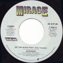 Load image into Gallery viewer, Shannon : Let The Music Play (7", RE, SP)
