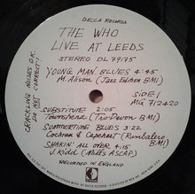 Load image into Gallery viewer, The Who : Live At Leeds (LP, Album, Pin)