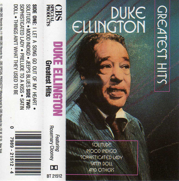 Duke Ellington , Featuring Rosemary Clooney : Greatest Hits (Cass, Comp)