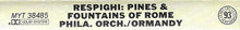 Load image into Gallery viewer, Ottorino Respighi, Eugene Ormandy, The Philadelphia Orchestra : Pines &amp; Fountains Of Rome (Cass)
