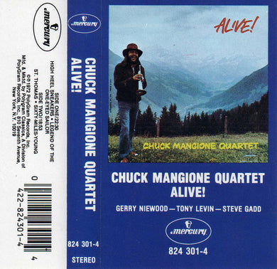 Chuck Mangione Quartet : Alive! (Cass, Album, RE)