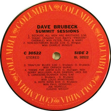 Load image into Gallery viewer, Dave Brubeck - Summit Sessions (LP, Album, RE) (VG+)