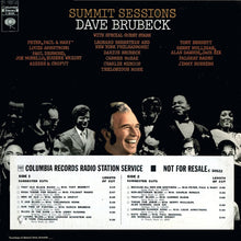 Load image into Gallery viewer, Dave Brubeck - Summit Sessions (LP, Album, RE) (VG+)