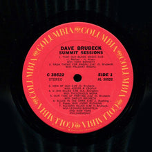 Load image into Gallery viewer, Dave Brubeck - Summit Sessions (LP, Album, RE) (VG+)