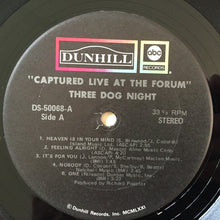 Load image into Gallery viewer, Three Dog Night : Captured Live At The Forum (LP, Album, RE)
