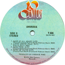 Load image into Gallery viewer, Ambrosia (2) : Ambrosia (LP, Album, Pit)