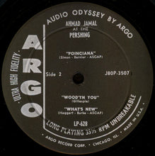 Load image into Gallery viewer, Ahmad Jamal Trio : Ahmad Jamal At The Pershing (LP, Album, Mono, RE, Bla)