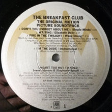 Load image into Gallery viewer, Various : The Breakfast Club (Original Motion Picture Soundtrack) (LP, Album)
